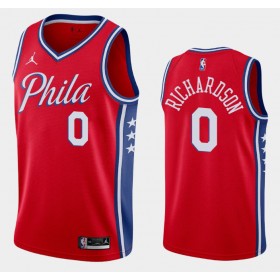 Camiseta Hombre Philadelphia 76ers Josh Richardson 0 2020-21 Jordan Brand Statement Edition Swingman
